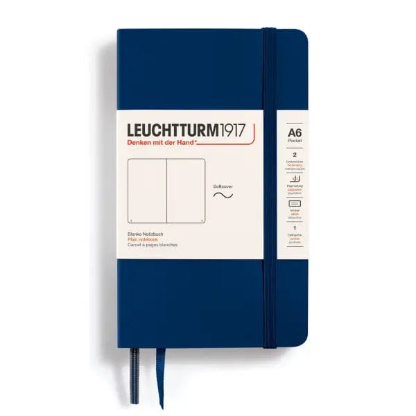 Leuchtturm1917 Notebook Navy / Plain Leuchtturm1917 - Pocket Notebook - Softcover - A6