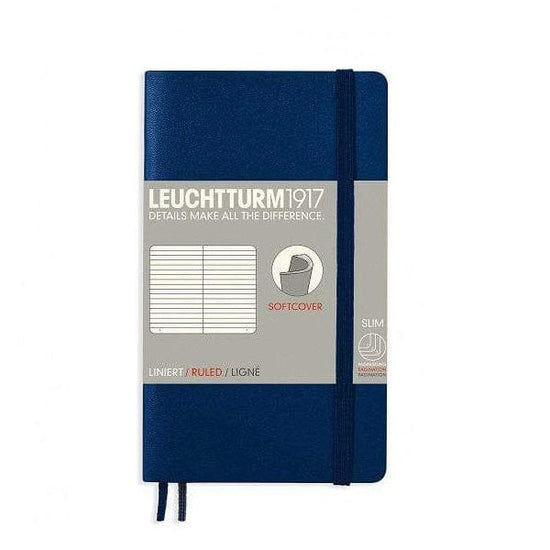 Leuchtturm1917 Notebook Navy / Ruled Leuchtturm1917 - Pocket Notebook - Softcover - A6
