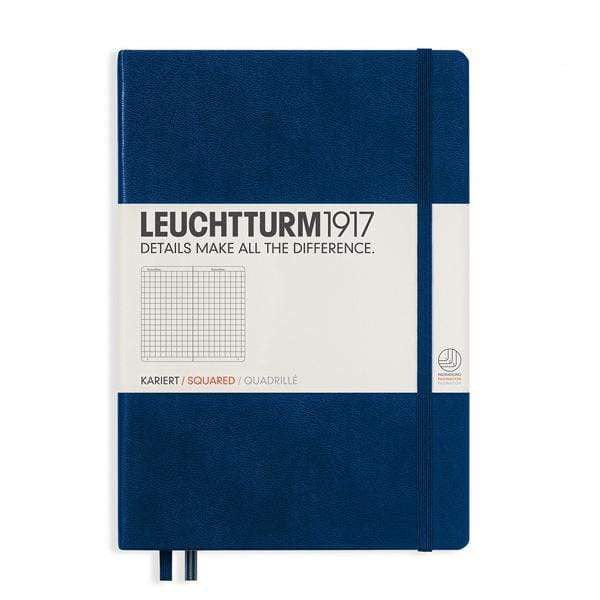 Leuchtturm1917 Notebook Navy / Squared Leuchtturm1917 - Medium Notebook - Hardcover - A5