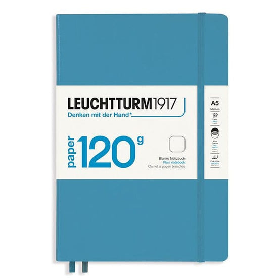 Leuchtturm1917 Notebook Nordic Blue / Plain Leuchtturm1917 - Edition 120g - Medium Notebook - Hardcover - A5