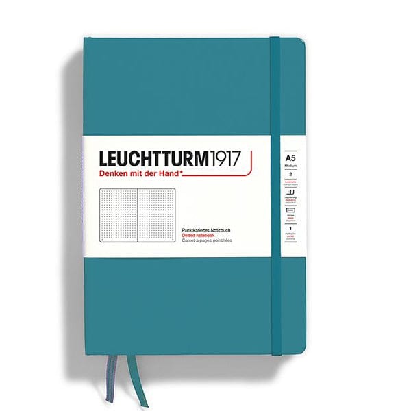 Leuchtturm1917 Notebook Ocean / Dotted Leuchtturm1917 - Medium Notebook - Hardcover - A5