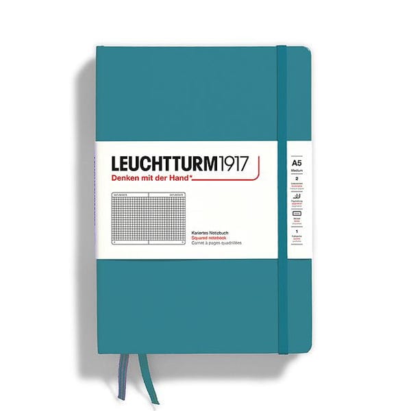 Leuchtturm1917 Notebook Ocean / Squared Leuchtturm1917 - Medium Notebook - Hardcover - A5