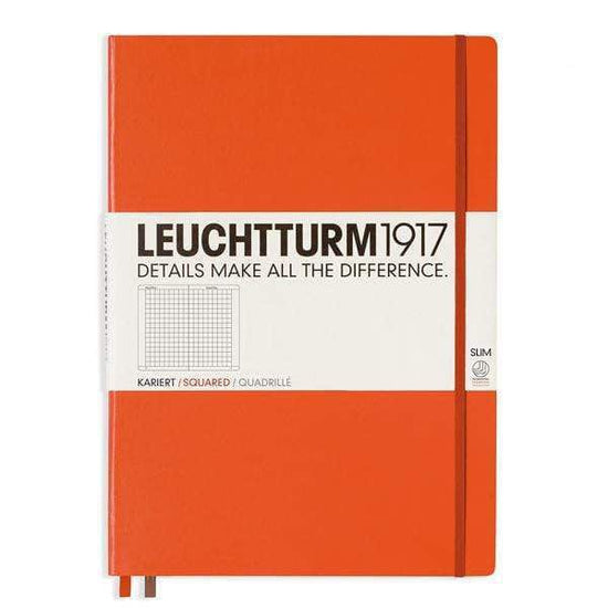 Leuchtturm1917 Notebook Orange / Squared Leuchtturm1917 - Medium Notebook - Hardcover - A5