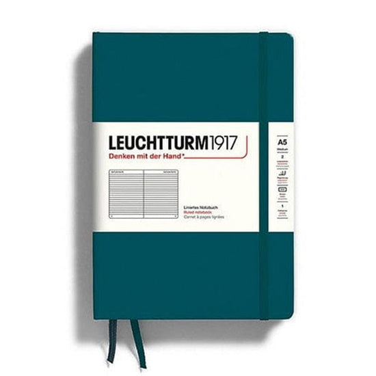 Leuchtturm1917 Notebook Pacific Green / Ruled Leuchtturm1917 - Medium Notebook - Hardcover - A5