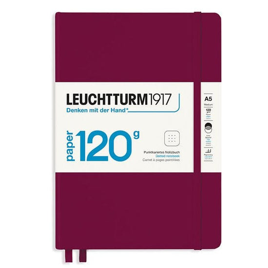 Leuchtturm1917 Notebook Port Red / Dotted Leuchtturm1917 - Edition 120g - Medium Notebook - Hardcover - A5