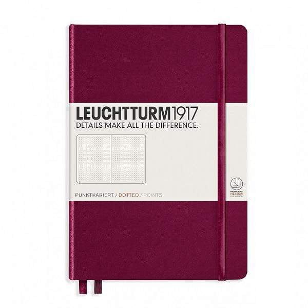 Leuchtturm1917 Notebook Port Red / Dotted Leuchtturm1917 - Medium Notebook - Hardcover - A5