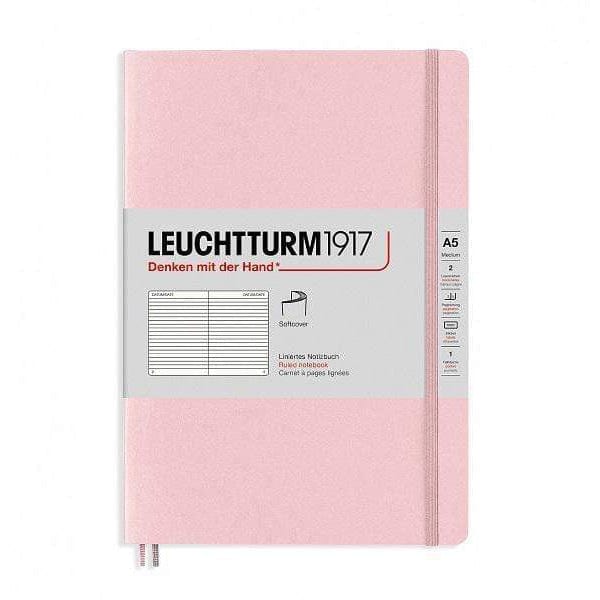 Leuchtturm1917 Notebook Powder / Ruled Leuchtturm1917 - Medium Notebook - Softcover - A5