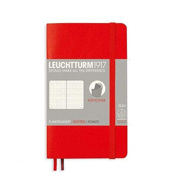 Leuchtturm1917 Notebook Red / Dotted Leuchtturm1917 - Pocket Notebook - Softcover - A6