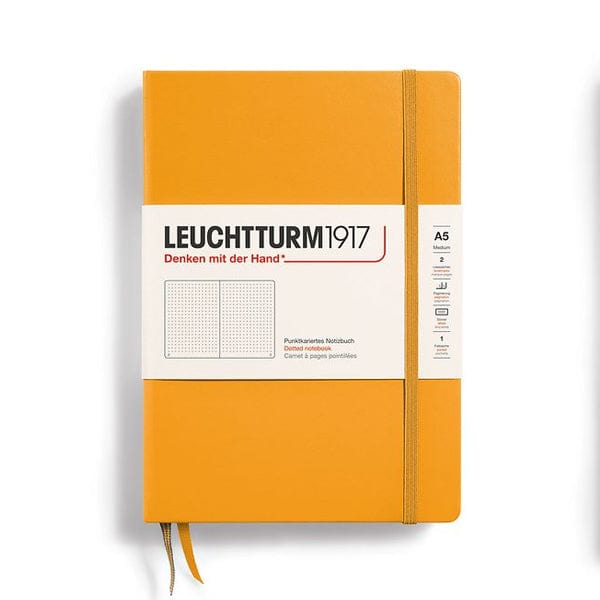 Leuchtturm1917 Notebook Rising Sun / Dotted Leuchtturm1917 - Medium Notebook - Hardcover - A5