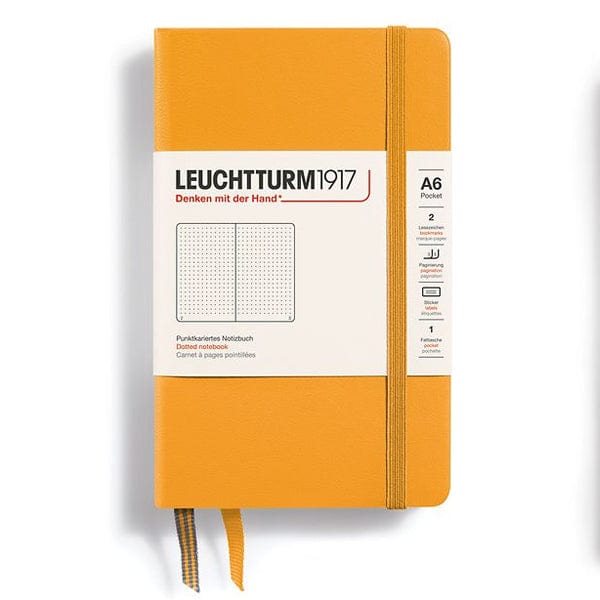 Leuchtturm1917 Notebook Rising Sun / Dotted Leuchtturm1917 - Pocket Notebook - Hardcover - A6