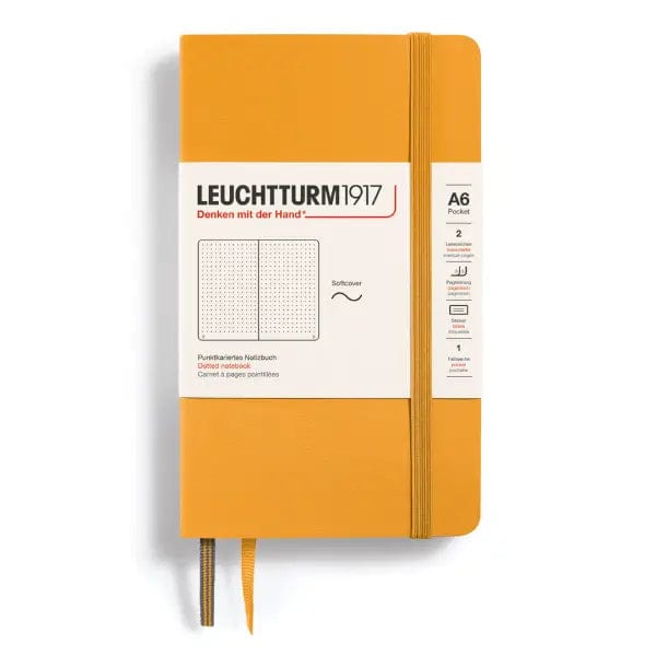 Leuchtturm1917 Notebook Rising Sun / Dotted Leuchtturm1917 - Pocket Notebook - Softcover - A6