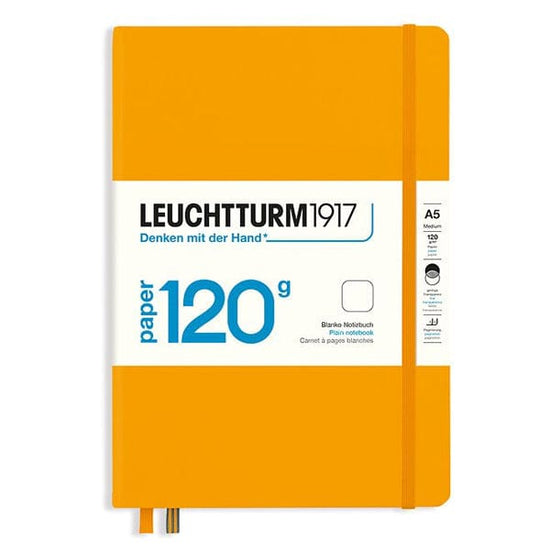 Leuchtturm1917 Notebook Rising Sun / Plain Leuchtturm1917 - Edition 120g - Medium Notebook - Hardcover - A5
