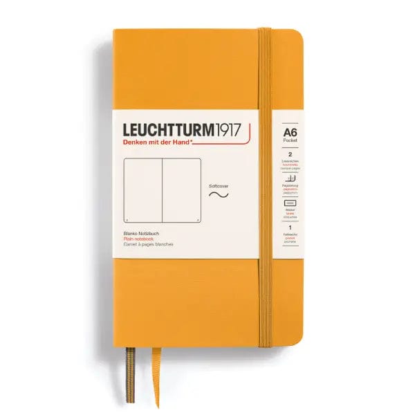 Leuchtturm1917 Notebook Rising Sun / Plain Leuchtturm1917 - Pocket Notebook - Softcover - A6