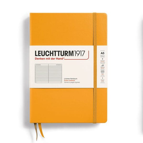 Leuchtturm1917 Notebook Rising Sun / Ruled Leuchtturm1917 - Medium Notebook - Hardcover - A5
