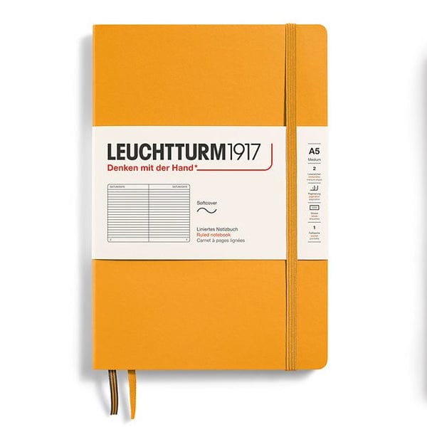 Leuchtturm1917 Notebook Rising Sun / Ruled Leuchtturm1917 - Medium Notebook - Softcover - A5