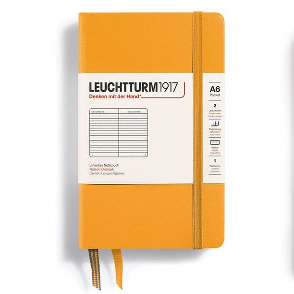 Leuchtturm1917 Notebook Rising Sun / Ruled Leuchtturm1917 - Pocket Notebook - Hardcover - A6