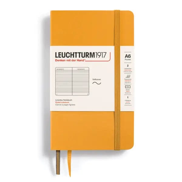 Leuchtturm1917 Notebook Rising Sun / Ruled Leuchtturm1917 - Pocket Notebook - Softcover - A6