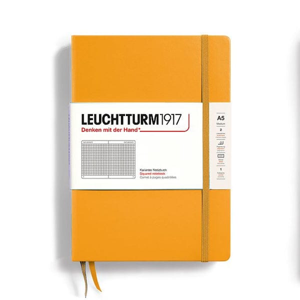 Leuchtturm1917 Notebook Rising Sun / Squared Leuchtturm1917 - Medium Notebook - Hardcover - A5