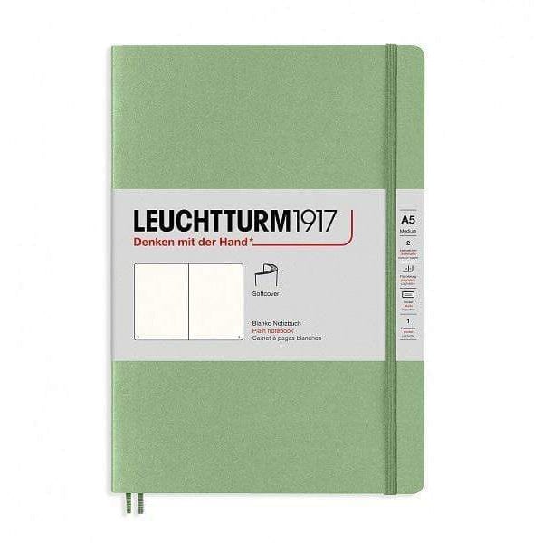 Leuchtturm1917 Notebook Sage / Plain Leuchtturm1917 - Medium Notebook - Softcover - A5