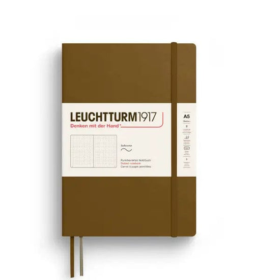 Leuchtturm1917 Notebook Spice Brown / Dotted Leuchtturm1917 - Medium Notebook - Softcover - A5