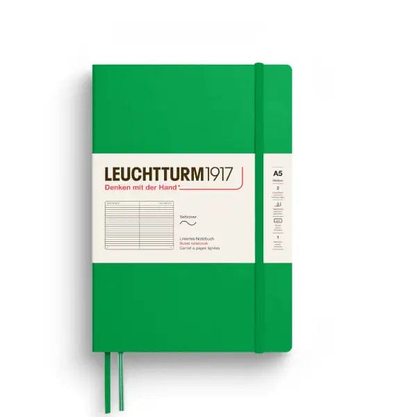 Leuchtturm1917 Notebook Spring Leaf / Ruled Leuchtturm1917 - Medium Notebook - Softcover - A5