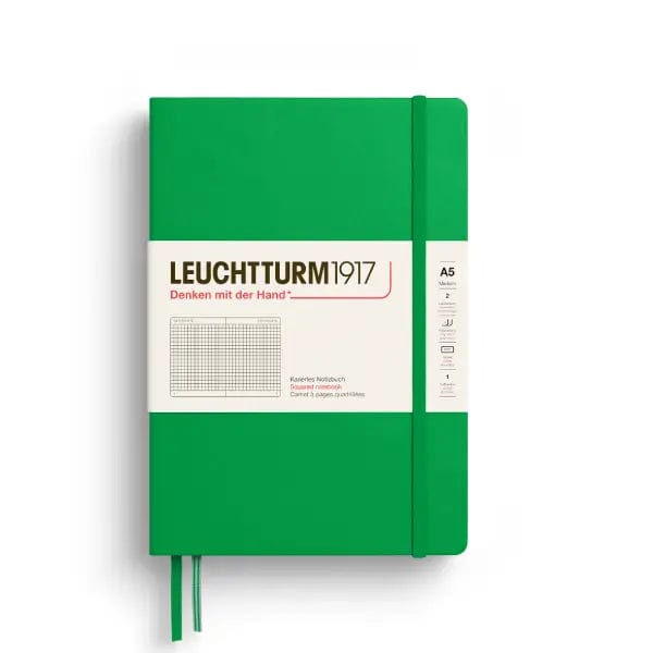 Leuchtturm1917 Notebook Spring Leaf / Squared Leuchtturm1917 - Medium Notebook - Hardcover - A5