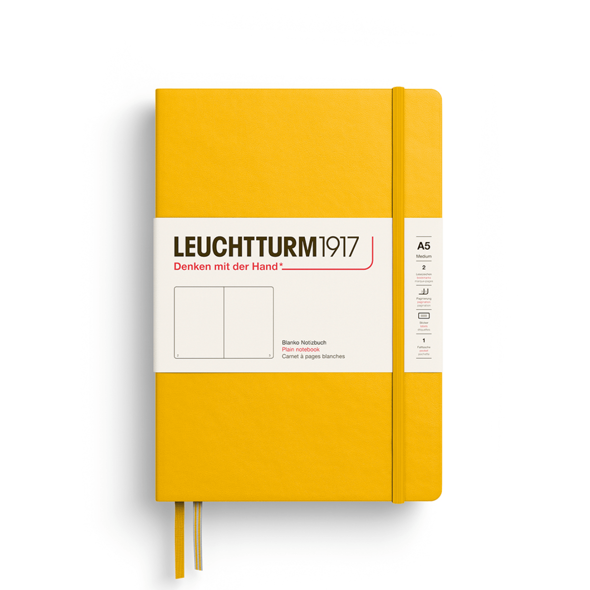 Leuchtturm1917 Notebook Sunflower / Plain Leuchtturm1917 - Medium Notebook - Hardcover - A5
