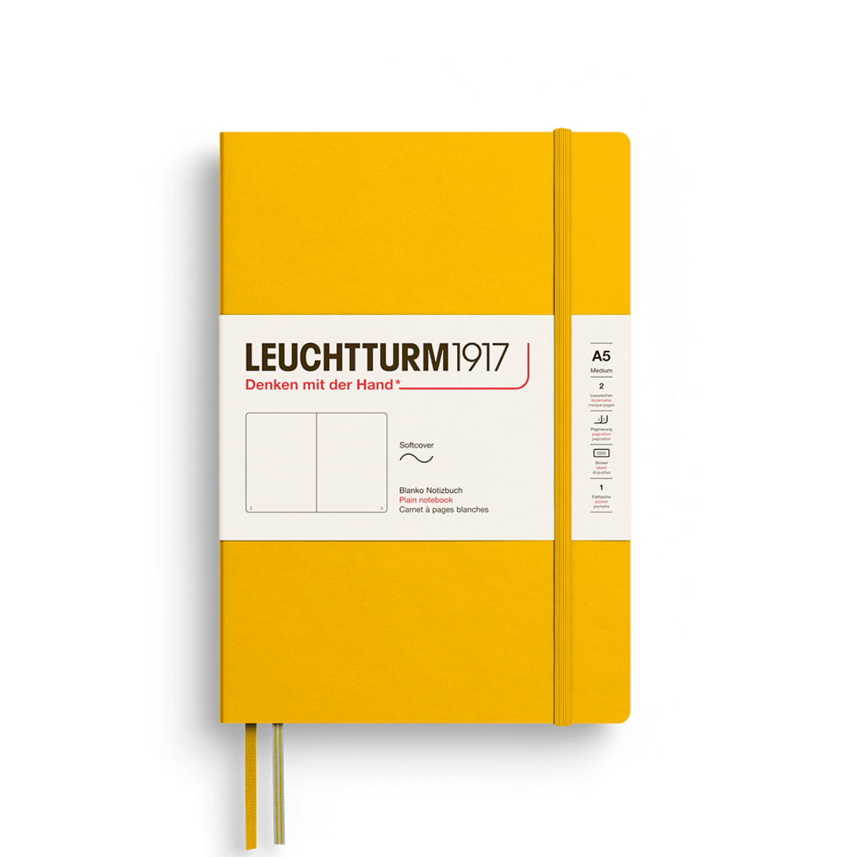 Leuchtturm1917 Notebook Sunflower / Plain Leuchtturm1917 - Medium Notebook - Softcover - A5