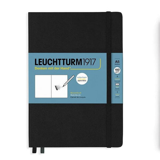 Leuchtturm1917 Sketchbook - Hardcover Black Leuchtturm1917 - Hardcover Sketchbook - A5