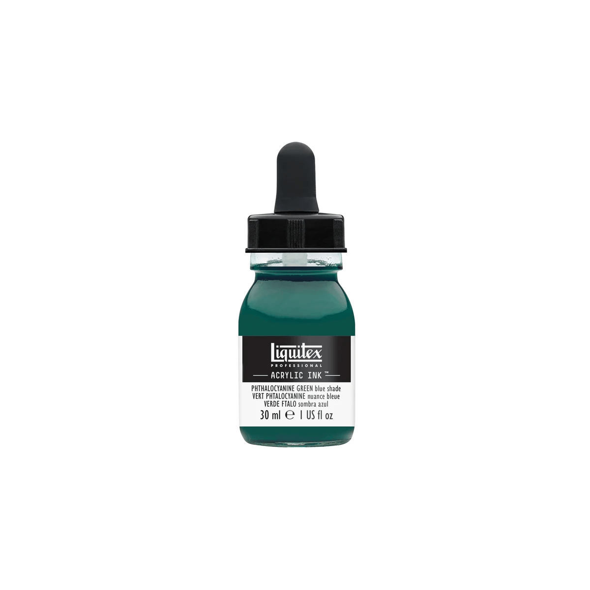 Liquitex Acrylic Ink Phthalo Green (Blue Shade) Liquitex - Acrylic Ink - 30mL Bottles