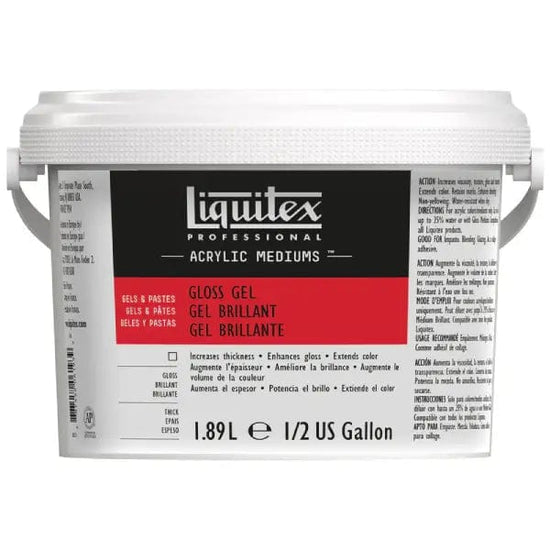 Liquitex Acrylic Medium Liquitex - Gel Medium - Gloss - 1.89L Pail