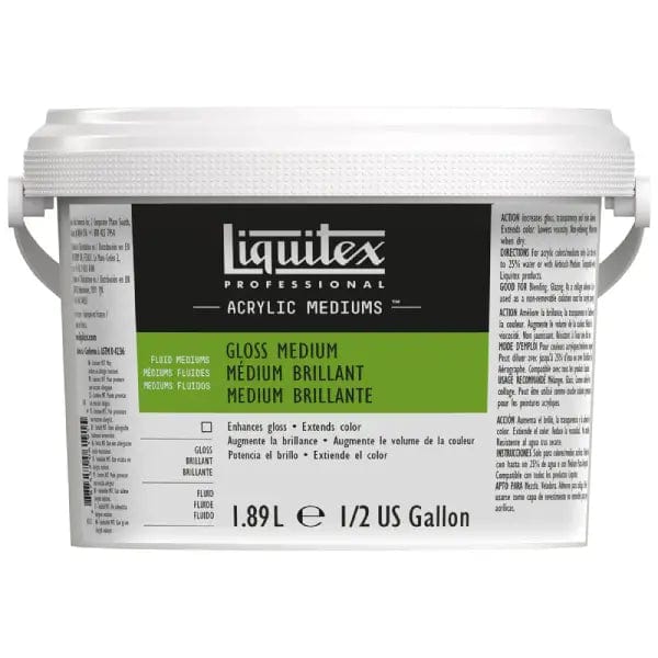 Liquitex Acrylic Medium Liquitex - Gloss Medium - 1.89L Pail