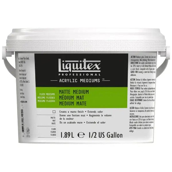 Liquitex Acrylic Medium Liquitex - Matte Medium - 1.89L Pail