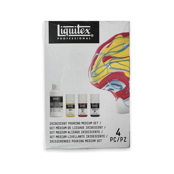 Watch Liquitex Iridescent Acrylic Pouring Medium in action! 