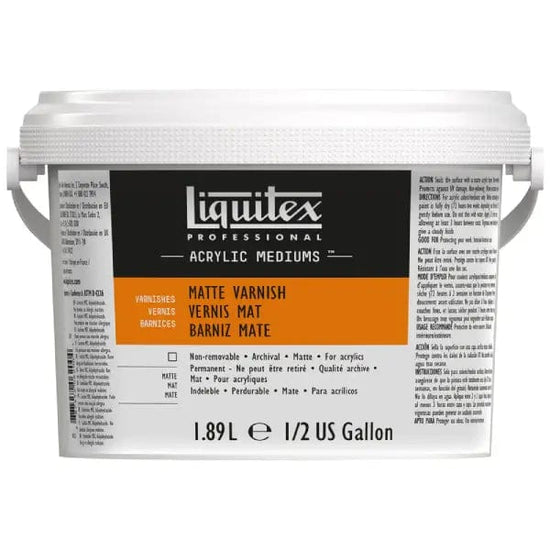 Liquitex Acrylic Varnish Liquitex - Matte Varnish - 1.89L Pail