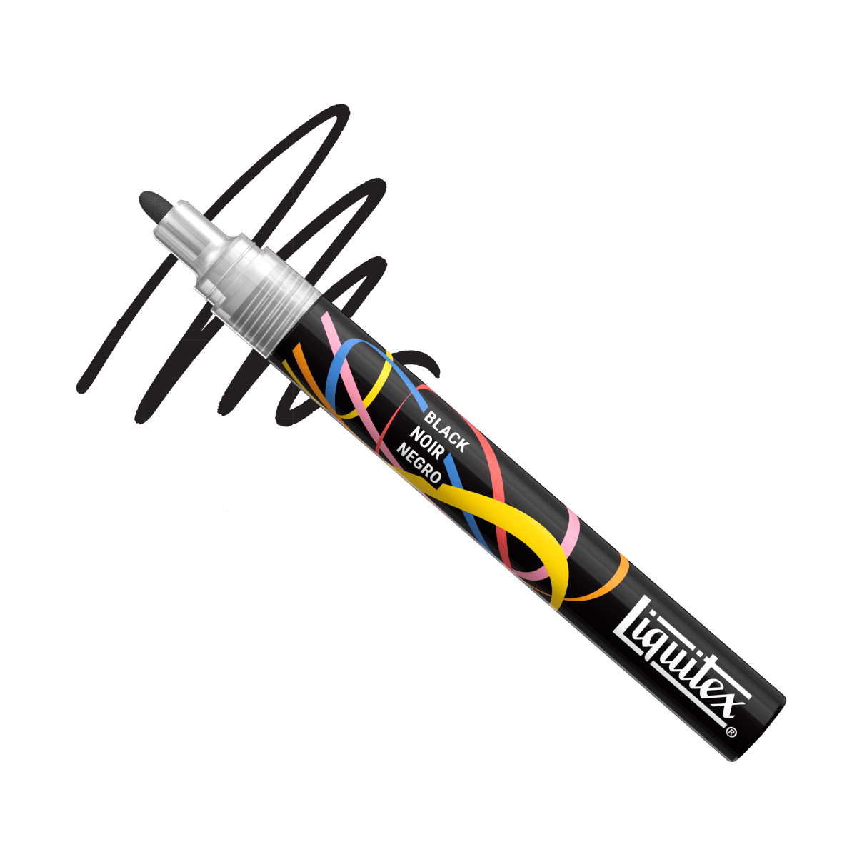 Liquitex Paint Marker Black Liquitex - Acrylic Markers - 2mm Tip