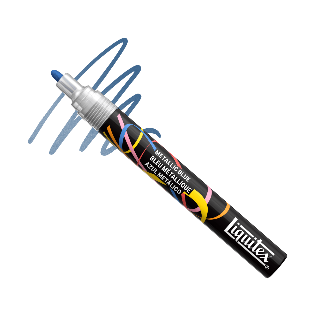 Liquitex Paint Marker Metallic Blue Liquitex - Acrylic Markers - 2mm Tip
