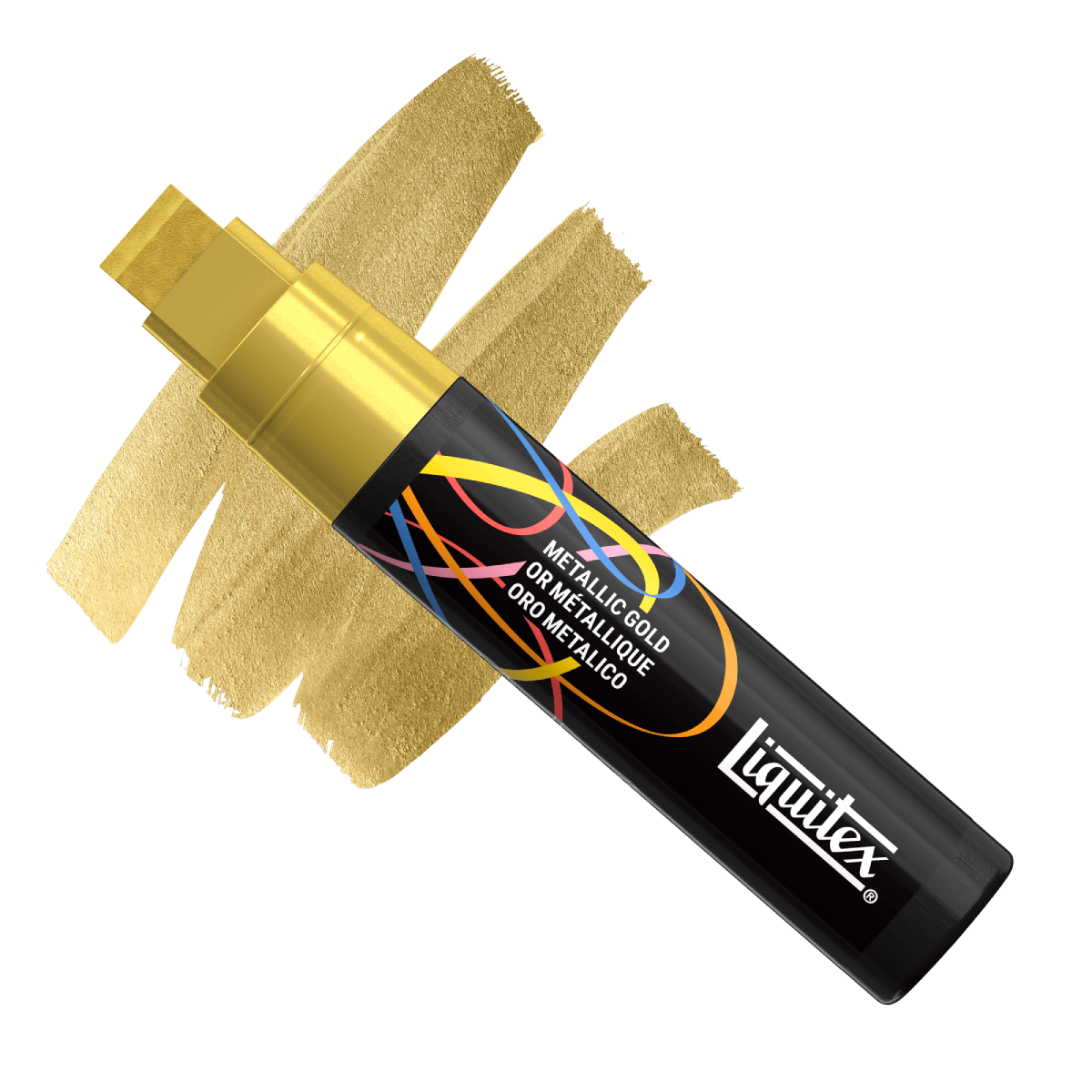 Liquitex Paint Marker Metallic Gold Liquitex - Acrylic Markers - 15mm Tip