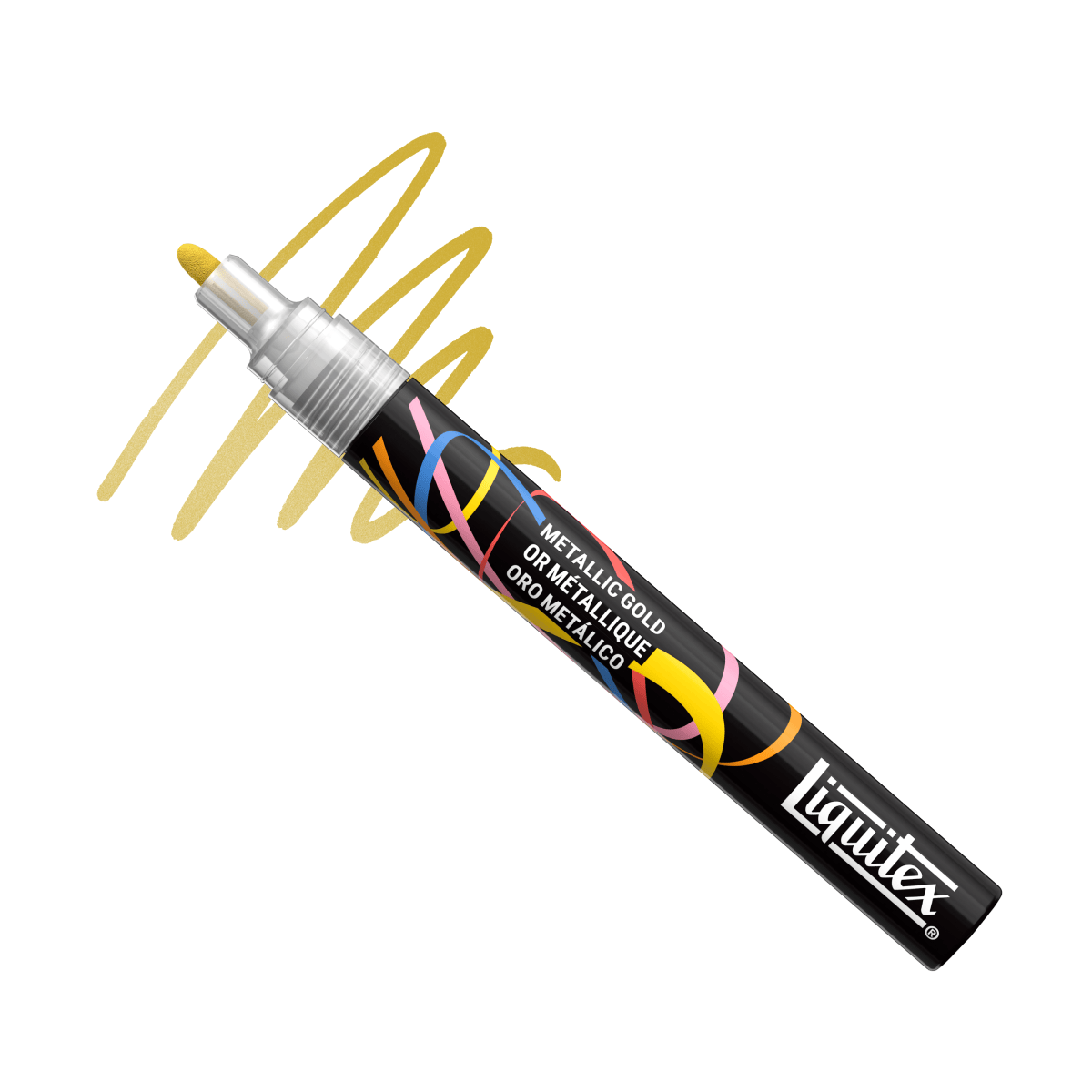 Liquitex Paint Marker Metallic Gold Liquitex - Acrylic Markers - 2mm Tip