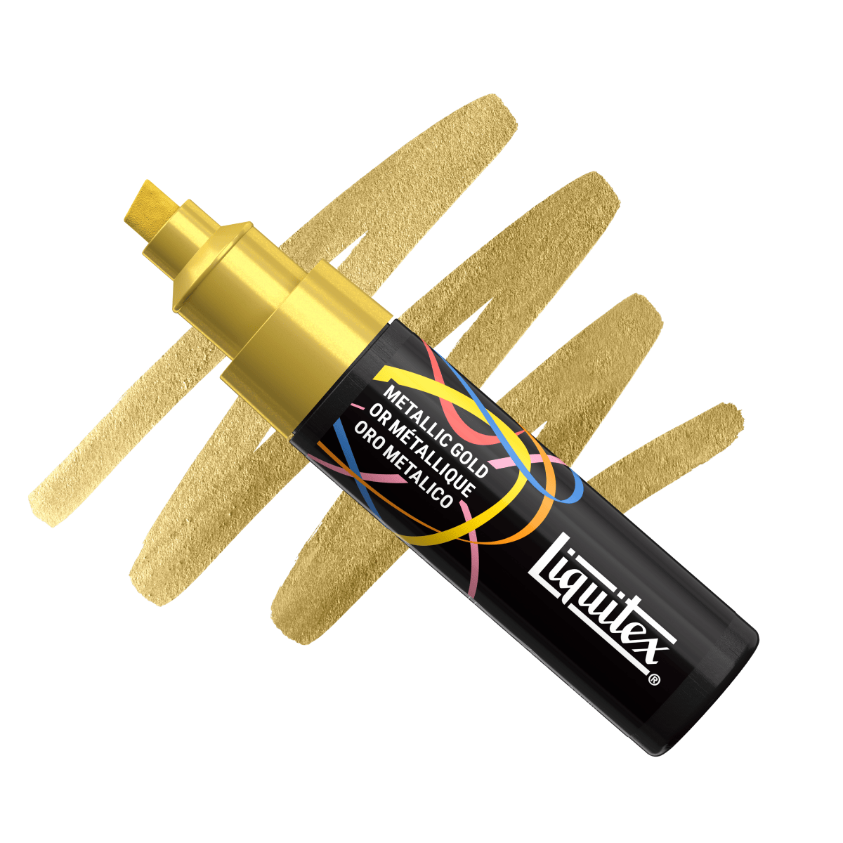 Liquitex Paint Marker Metallic Gold Liquitex - Acrylic Markers - 8mm Tip