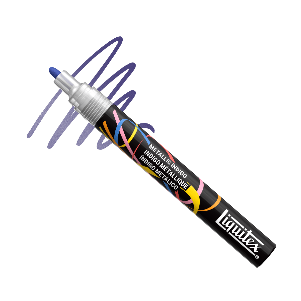 Liquitex Paint Marker Metallic Indigo Liquitex - Acrylic Markers - 2mm Tip