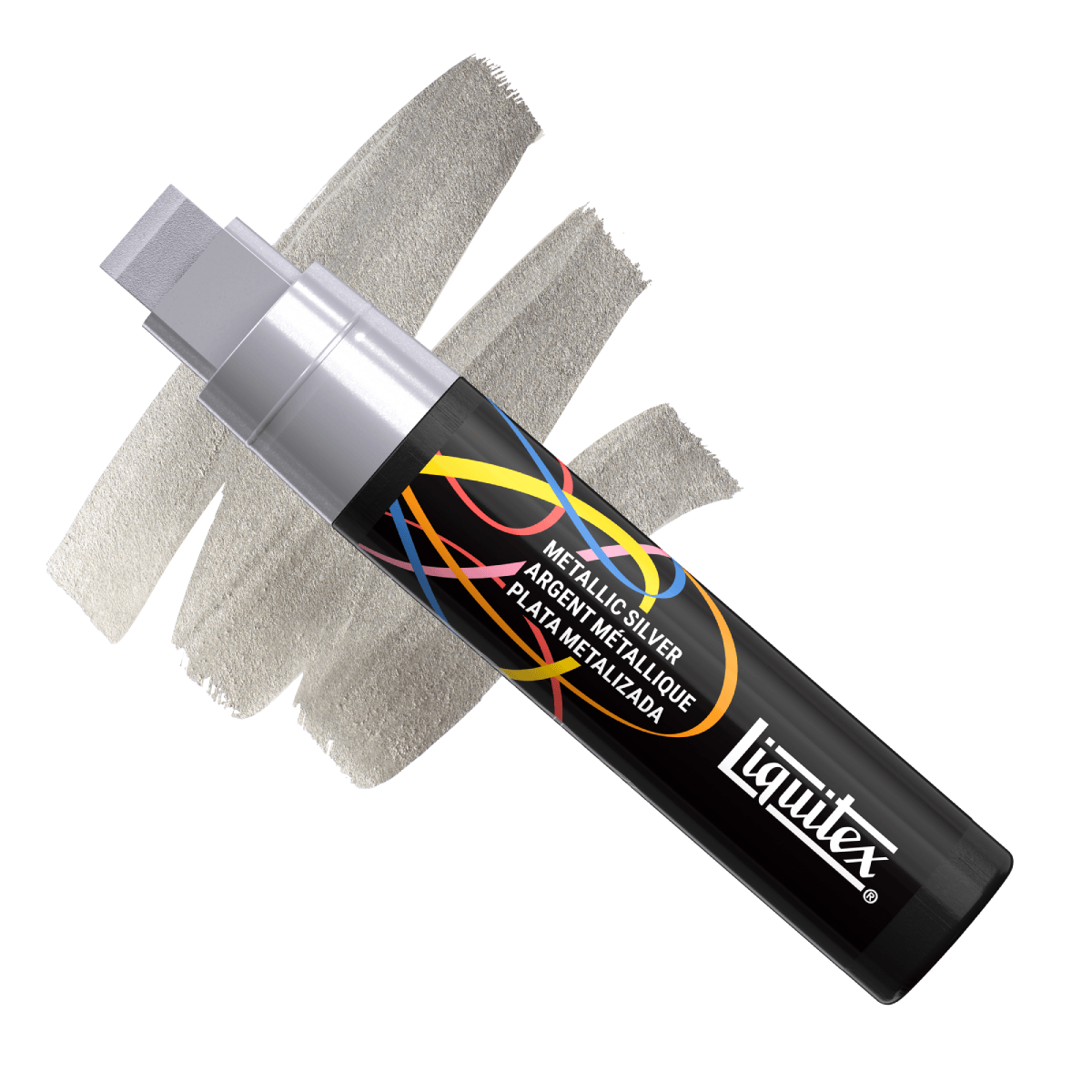 Liquitex Paint Marker Metallic Silver Liquitex - Acrylic Markers - 15mm Tip