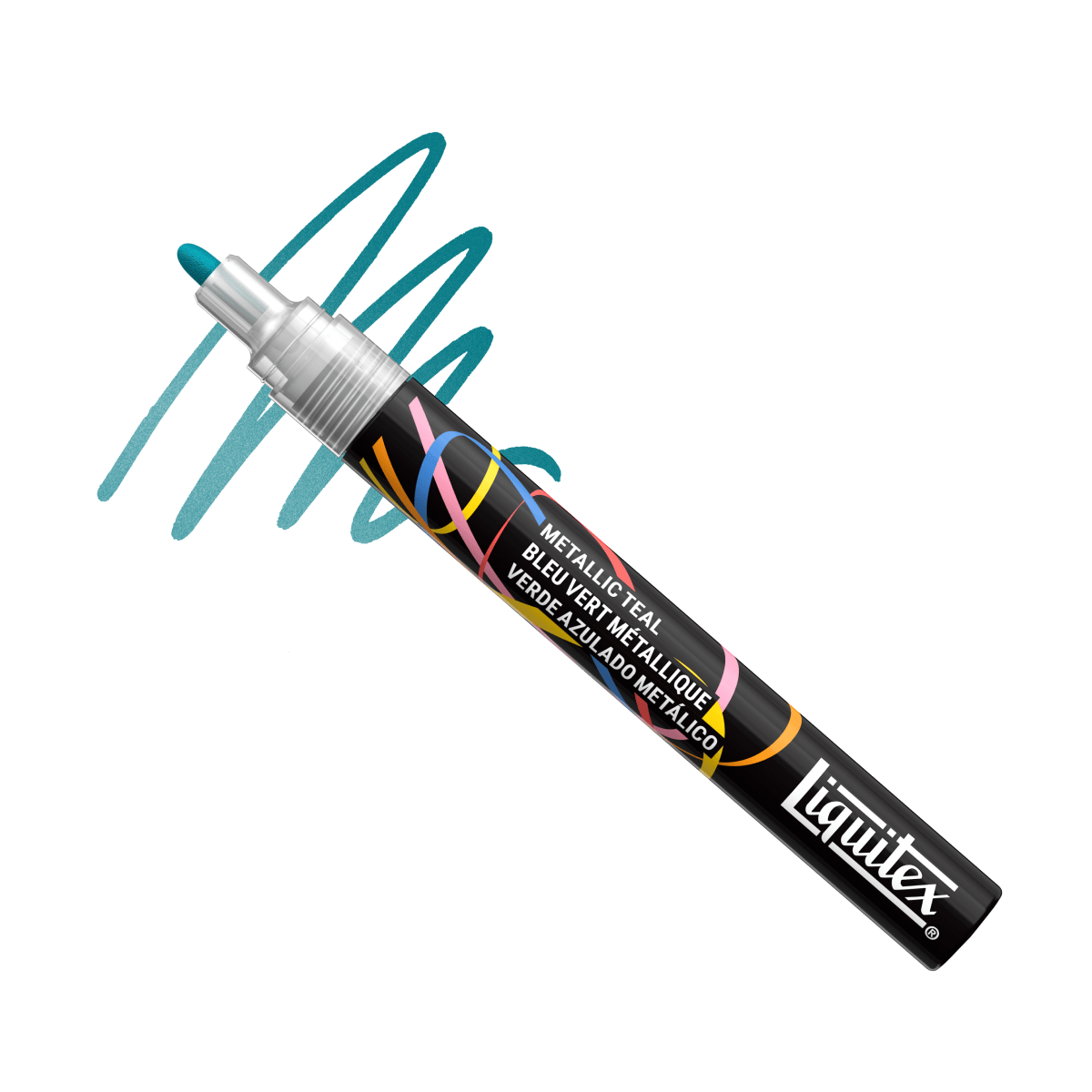 Liquitex Paint Marker Metallic Teal Liquitex - Acrylic Markers - 2mm Tip