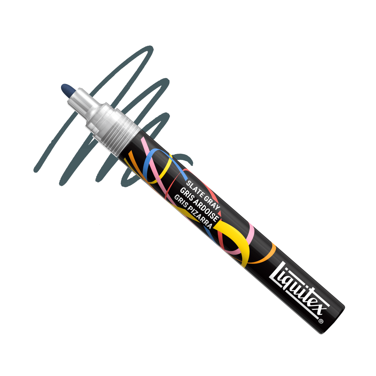 Liquitex Paint Marker Slate Grey Liquitex - Acrylic Markers - 2mm Tip