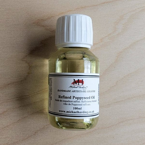 Michael Harding Oil Colour Medium Michael Harding - Poppyseed Oil - 100mL Bottle