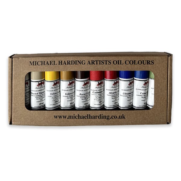 Michael Harding Oil Colour Set Michael Harding - Artists' Oil Colour - 10 Colour Set - Plein Air Painter