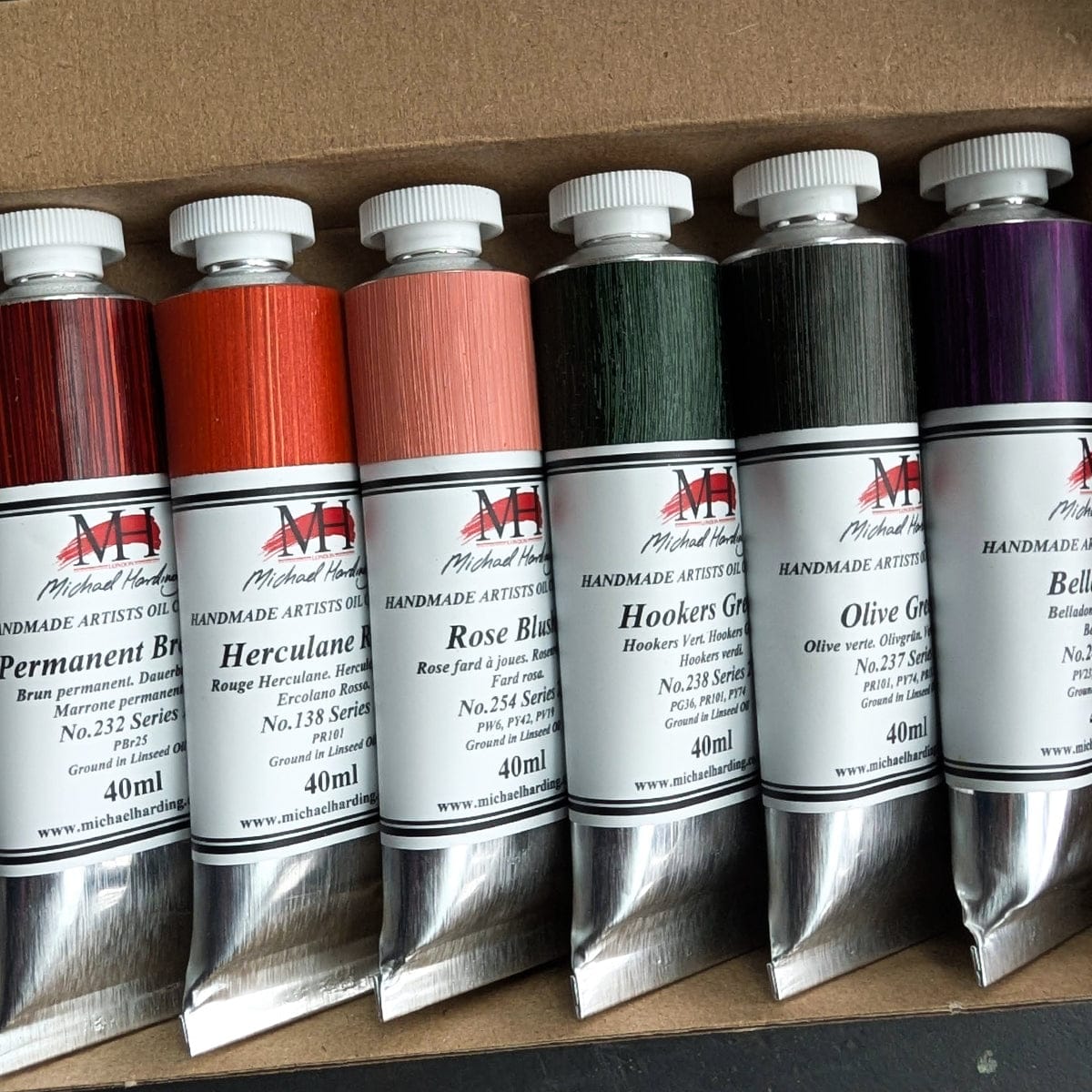 Michael Harding Oil Colour Set Michael Harding - Artists' Oil Colour - 10 Colour Set - Whitechapel