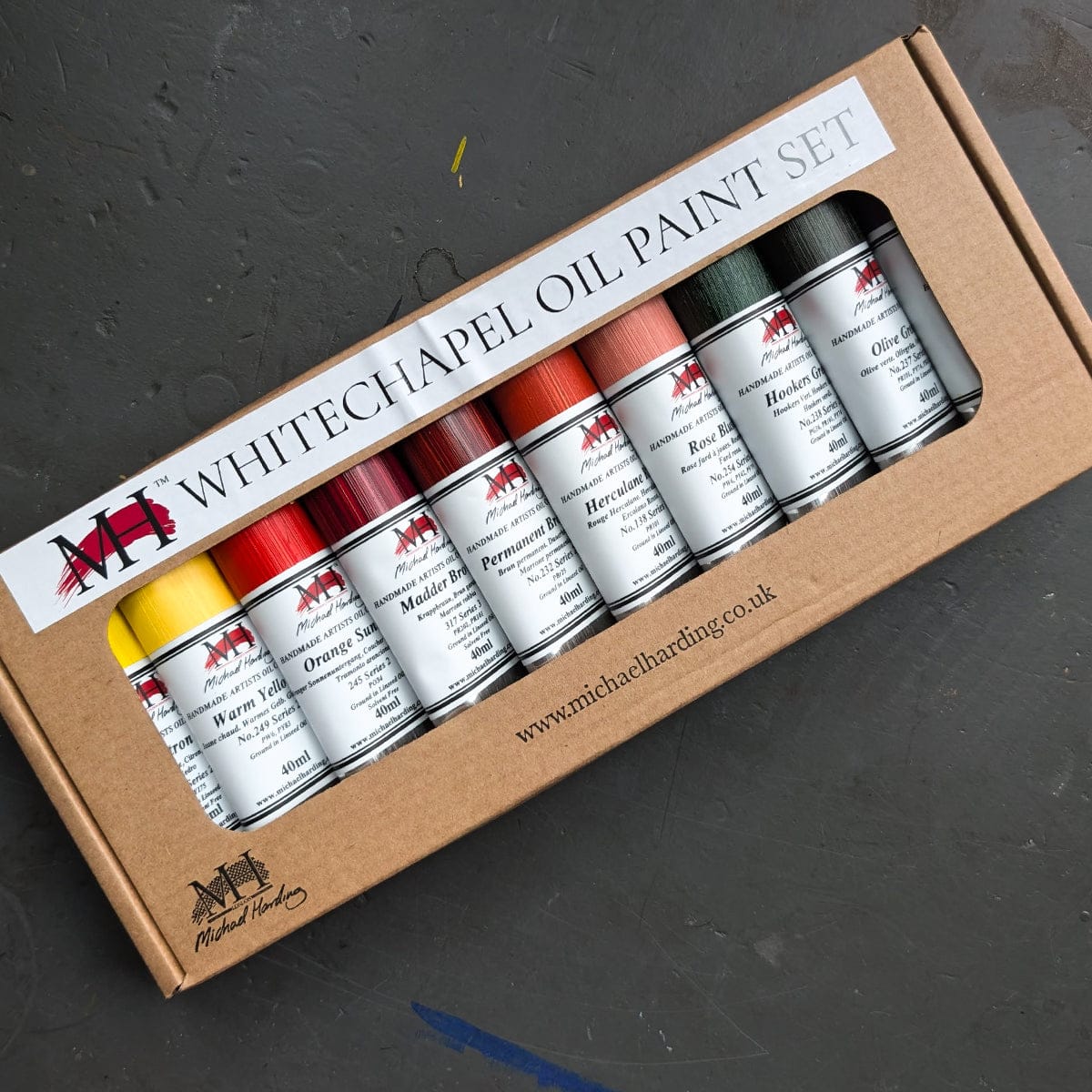 Michael Harding Oil Colour Set Michael Harding - Artists' Oil Colour - 10 Colour Set - Whitechapel