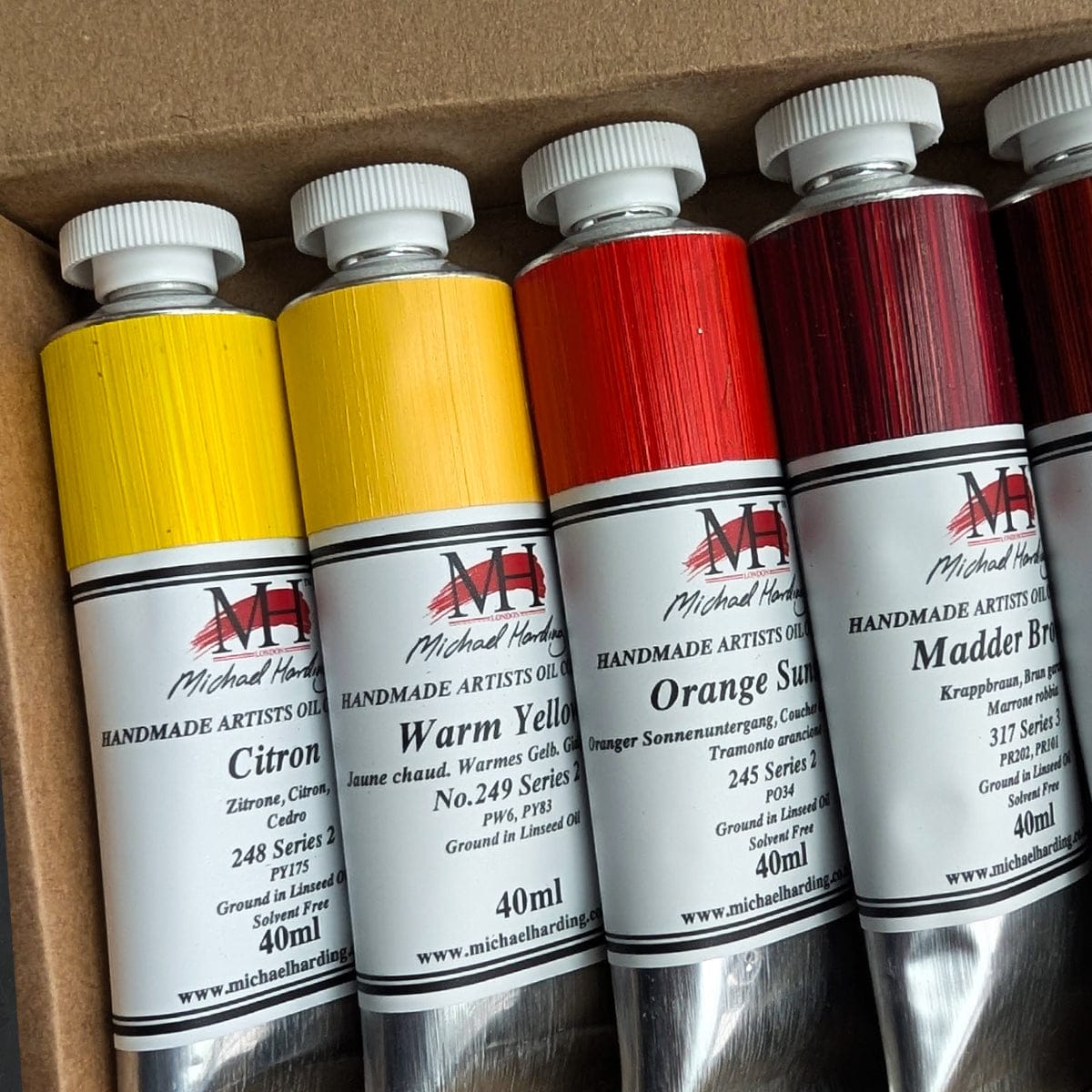 Michael Harding Oil Colour Set Michael Harding - Artists' Oil Colour - 10 Colour Set - Whitechapel