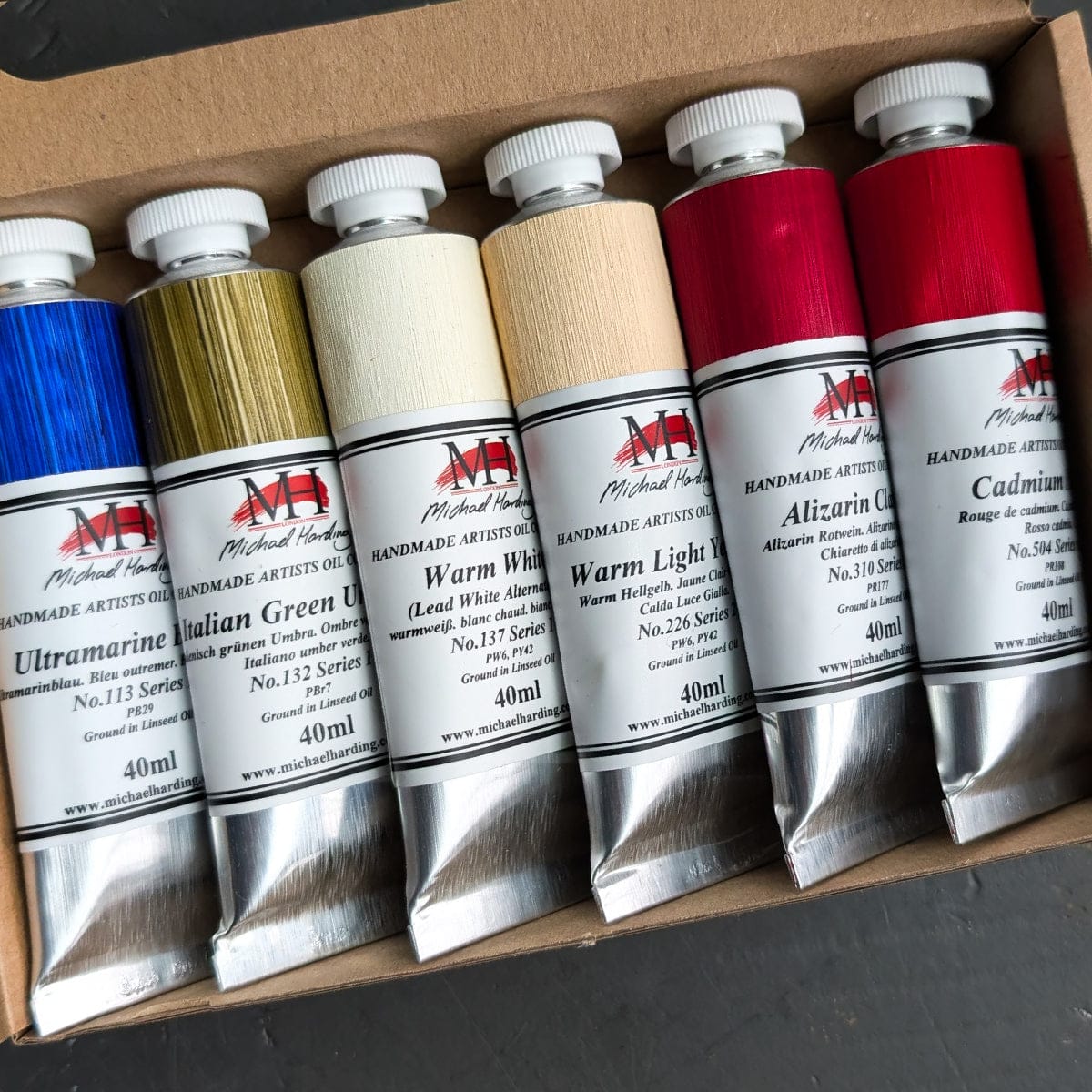 Michael Harding Oil Colour Set Michael Harding - Artists' Oil Colour - 6 Colour Set - Modern Master